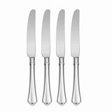 Oneida Juilliard Dinner Knives Set, 4-Piece, Heavyweight 18/10 Stainless Steel