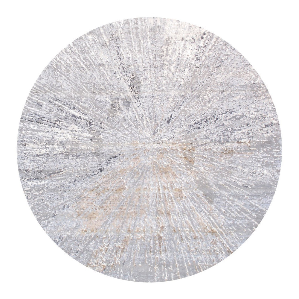 Pasargad Home Turkish Starburst Modern Area Rug - Stylish, Affordable, And Eye-catching Design   Pl-694c 8xround