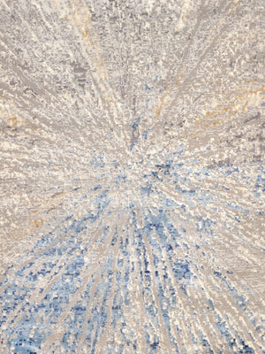 Pasargad Home Turkish Starburst Modern Area Rug - Stylish, Affordable, And Eye-catching Design   Pl-694d 6xround