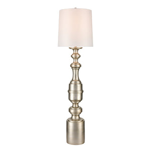 Atlas Cabello 78'' High Antique Silver Floor Lamp - Chic Modern Design for Living Room & Entryway Illumination PL11005-SV