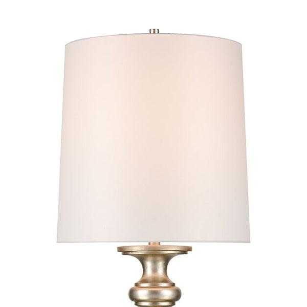 Atlas Cabello 78'' High Antique Silver Floor Lamp - Chic Modern Design for Living Room & Entryway Illumination PL11005-SV