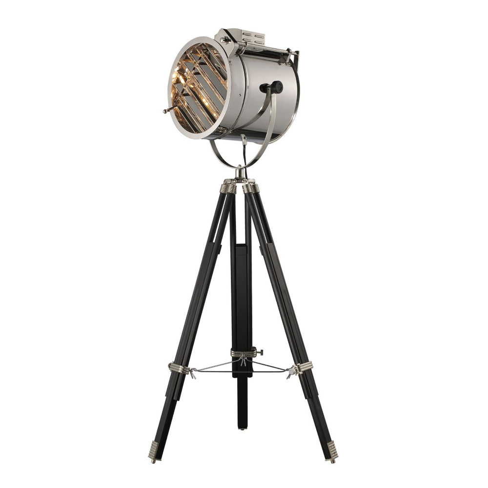 Atlas Curzon 67'' High Floor Lamp - Sleek Black Metal Design for Modern Living Room & Task Lighting PL11007-CH