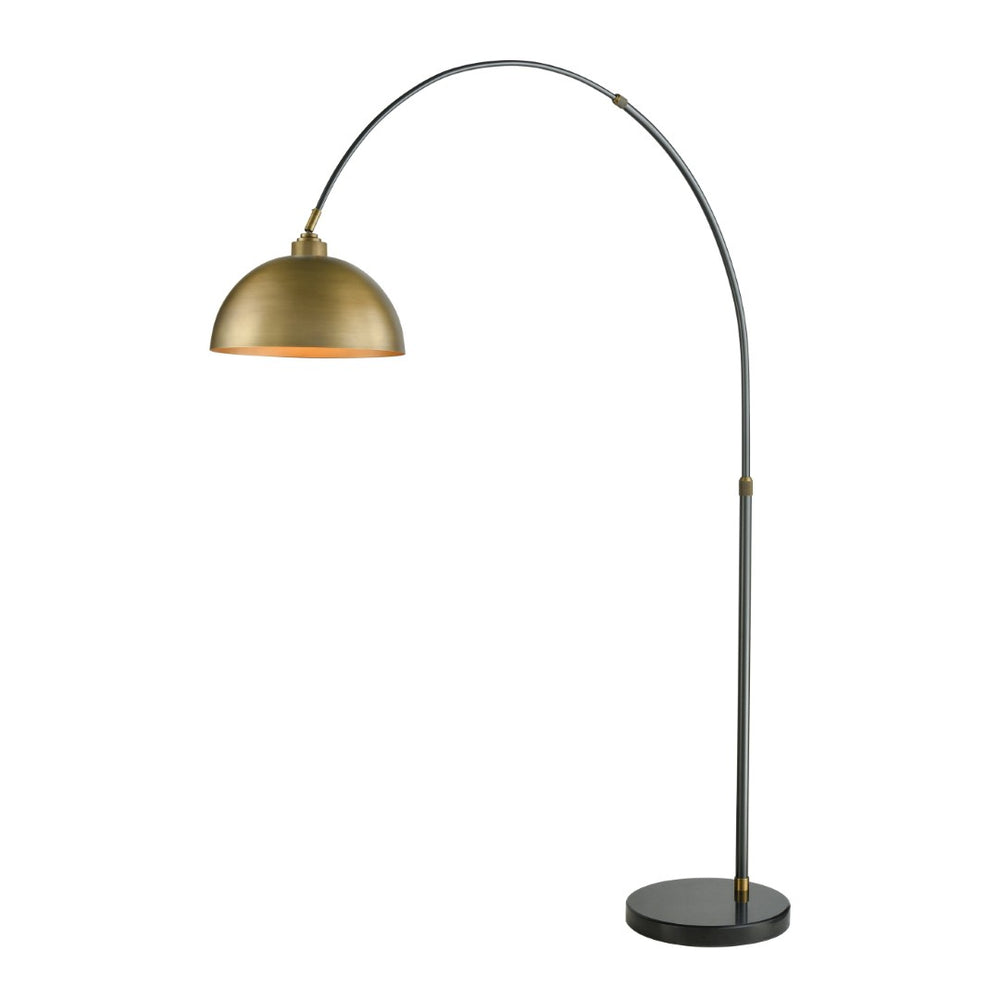 Atlas Magnus 76'' High 1-Light Floor Lamp – Mid-Century Modern Aged Brass Design for Stylish Illumination PL11013-BS