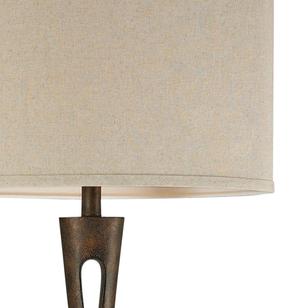 Atlas Martcliff 65'' High 1-Light Floor Lamp - Elegant Burnished Bronze for Modern & Classic Spaces PL11014-BZ
