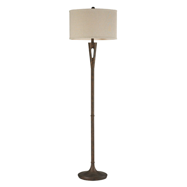 Atlas Martcliff 65'' High 1-Light Floor Lamp - Elegant Burnished Bronze for Modern & Classic Spaces PL11014-BZ