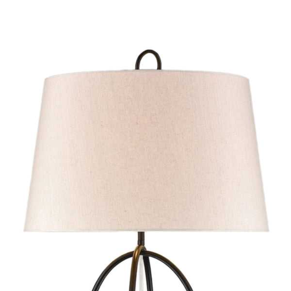 Atlas Morely 63'' High Floor Lamp - Sculptural Scandinavian Design with Marble Base for Ambient Lighting Matte Black PL11016-BK