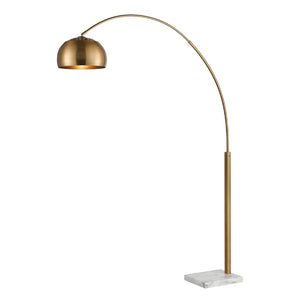 Atlas Solar Flair 77'' High Sculptural Floor Lamp in Aged Brass - Midcentury Modern Style for Any Room PL11022-BS