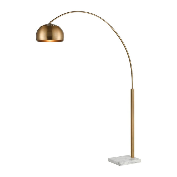 Atlas Solar Flair 77'' High Sculptural Floor Lamp in Aged Brass - Midcentury Modern Style for Any Room PL11022-BS