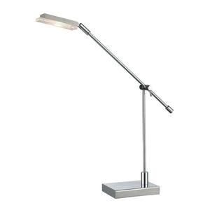 Atlas Bibliotheque 26'' High Desk Lamp - Midcentury Modern Polished Chrome for Stylish Task Lighting PL11025-CH