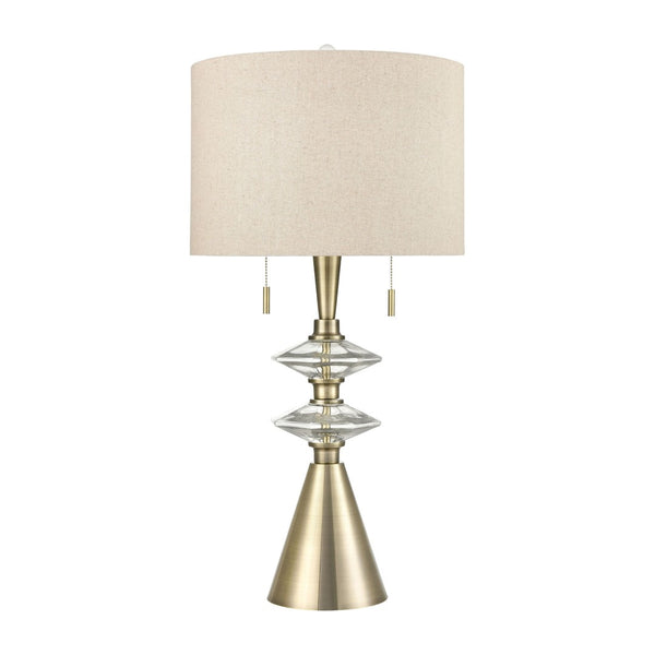 Atlas Annetta 33'' High 2-Light Table Lamp Set of 2 - Antique Brass Elegance for Modern Interiors PL11030-BSS