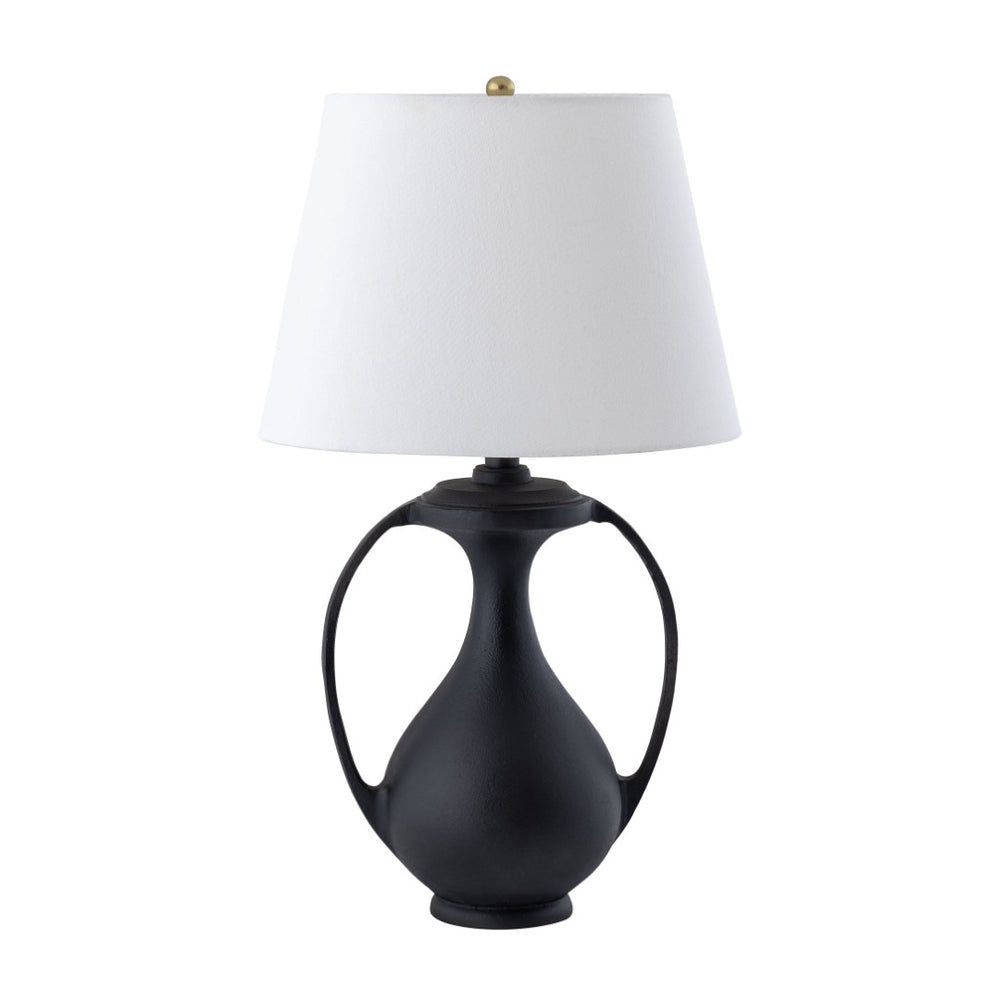 Atlas Anpell 25" High Table Lamp - Greek-Inspired Design in Matte Black for Timeless Ambiance & Style PL11031-BK