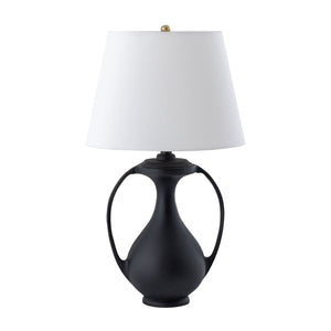 Atlas Anpell 25" High Table Lamp - Greek-Inspired Design in Matte Black for Timeless Ambiance & Style PL11031-BK