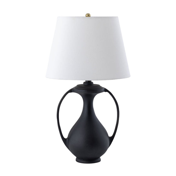 Atlas Anpell 25" High Table Lamp - Greek-Inspired Design in Matte Black for Timeless Ambiance & Style PL11031-BK