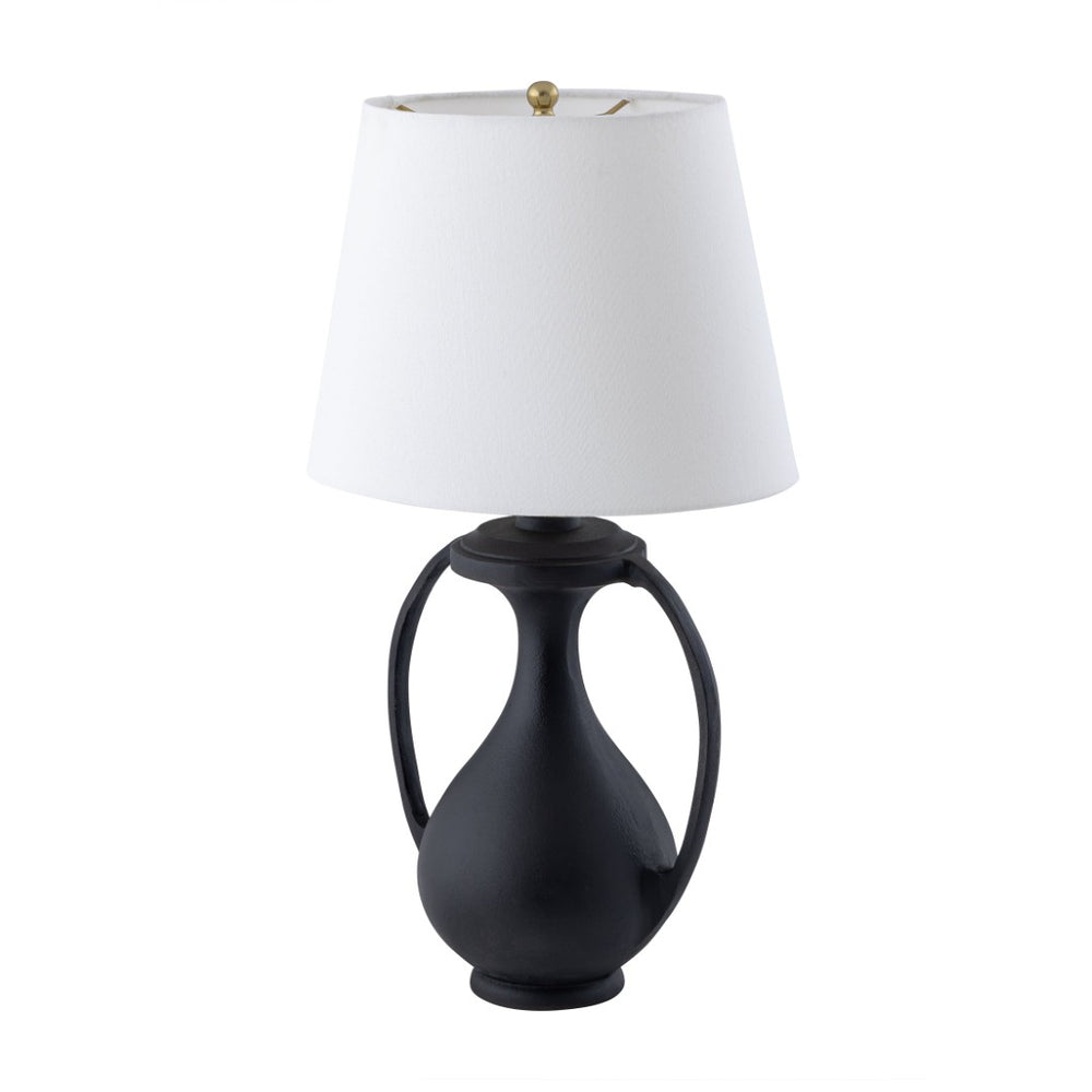 Atlas Anpell 25" High Table Lamp - Greek-Inspired Design in Matte Black for Timeless Ambiance & Style PL11031-BK