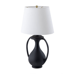 Atlas Anpell 25" High Table Lamp - Greek-Inspired Design in Matte Black for Timeless Ambiance & Style PL11031-BK