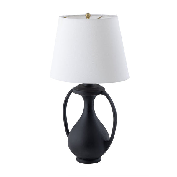 Atlas Anpell 25" High Table Lamp - Greek-Inspired Design in Matte Black for Timeless Ambiance & Style PL11031-BK