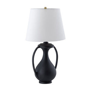 Atlas Anpell 25" High Table Lamp - Greek-Inspired Design in Matte Black for Timeless Ambiance & Style PL11031-BK
