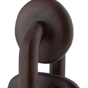Atlas Colden 25.5" High Abstract 1-Light Table Lamp - Chic Bronze Base & Soft White Fabric Shade PL11044-BZ