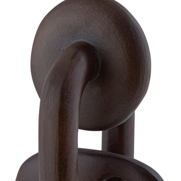 Atlas Colden 25.5" High Abstract 1-Light Table Lamp - Chic Bronze Base & Soft White Fabric Shade PL11044-BZ