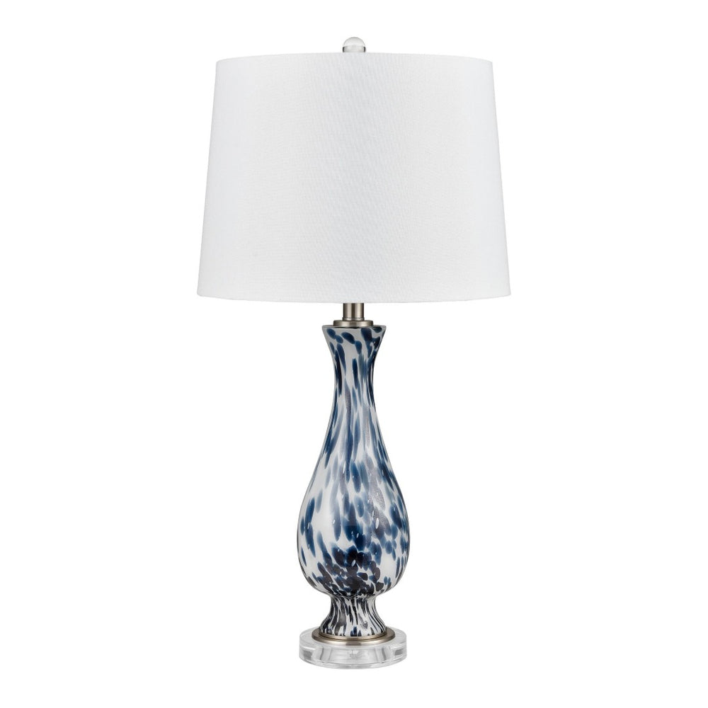 Atlas Cordelia Sound 30'' High Table Lamp Set of 2 - Elegant Blue Blown Glass for Coastal Decor PL11047-BLS
