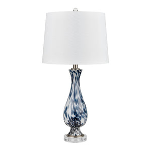 Atlas Cordelia Sound 30'' High Table Lamp Set of 2 - Elegant Blue Blown Glass for Coastal Decor PL11047-BLS