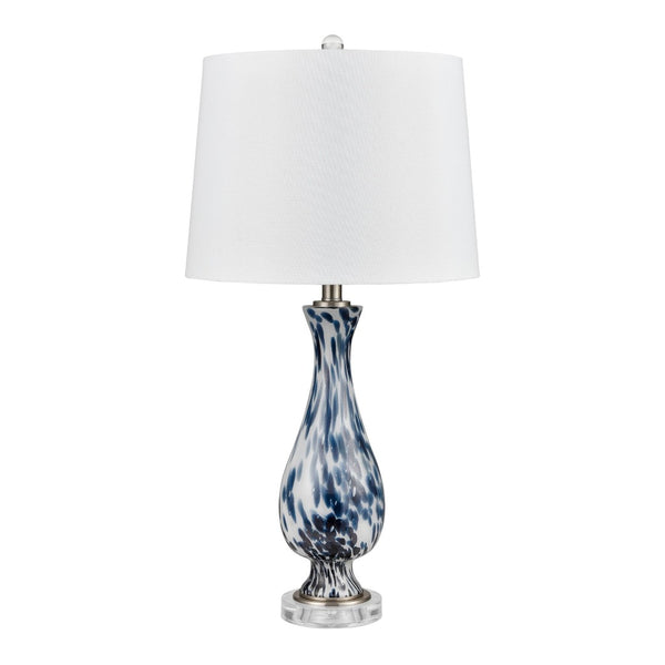 Atlas Cordelia Sound 30'' High Table Lamp Set of 2 - Elegant Blue Blown Glass for Coastal Decor PL11047-BLS