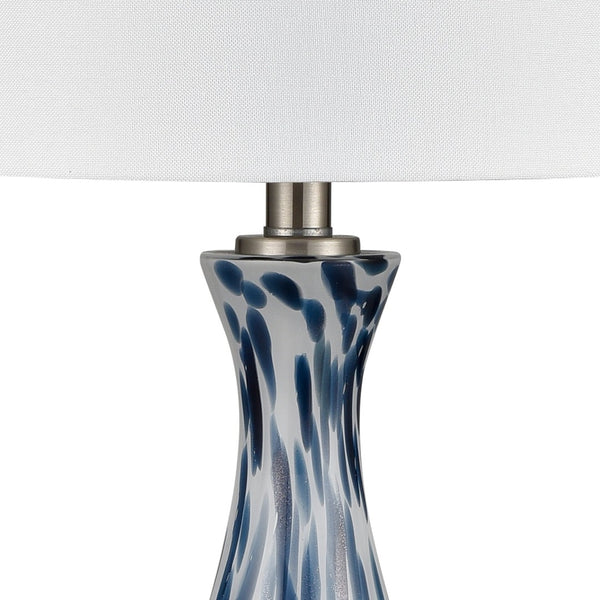 Atlas Cordelia Sound 30'' High Table Lamp Set of 2 - Elegant Blue Blown Glass for Coastal Decor PL11047-BLS