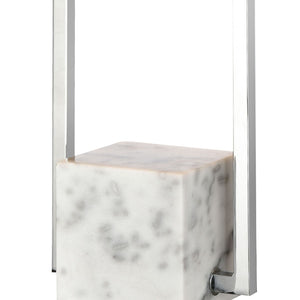 Atlas Dunstan 31'' High Modern Table Lamp - Elegant Chrome Frame & Marble Base for Contemporary Decor PL11052-CH