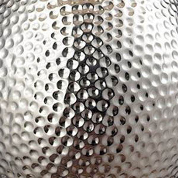 Atlas Hammered Chrome Table Lamp - 21.5" High, Sculptural Design for Modern & Midcentury Décor, Versatile Lighting PL11063-CH