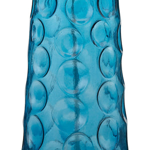 Atlas Hammered Glass 27'' High 1-Light Table Lamp - Artisan Blue Elegance for Modern Home Decor PL11064-BL