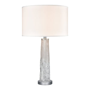Atlas Juneau 30" High 1-Light Table Lamp - Contemporary Art Glass Design with Adjustable Brightness Feature PL11072-CL