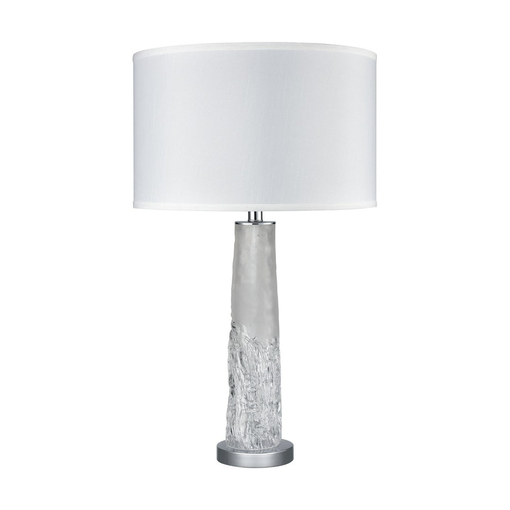 Atlas Juneau 30" High 1-Light Table Lamp - Contemporary Art Glass Design with Adjustable Brightness Feature PL11072-CL