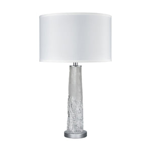 Atlas Juneau 30" High 1-Light Table Lamp - Contemporary Art Glass Design with Adjustable Brightness Feature PL11072-CL