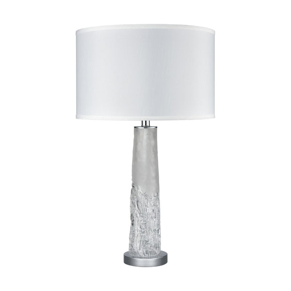 Atlas Juneau 30" High 1-Light Table Lamp - Contemporary Art Glass Design with Adjustable Brightness Feature PL11072-CL