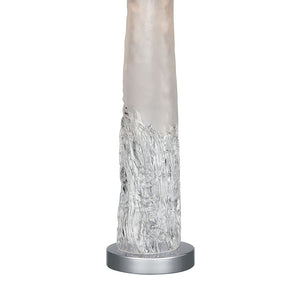 Atlas Juneau 30" High 1-Light Table Lamp - Contemporary Art Glass Design with Adjustable Brightness Feature PL11072-CL