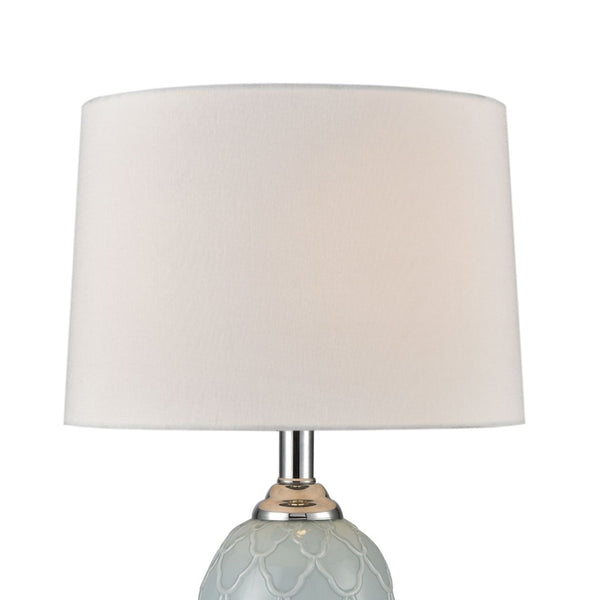 Atlas La Joliette 24'' High Table Lamp Set of 2 - Elegant Pale Blue Glass Lighting for Modern Spaces PL11076-BLS