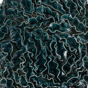 Atlas Larkin 27.5'' High 1-Light Table Lamp - Coastal-Inspired Green Glaze with Textured Linen Shade PL11078-GN