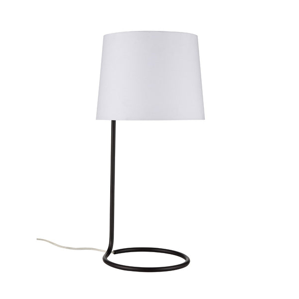 Atlas Loophole 29'' High 1-Light Table Lamp - Elegant Oiled Bronze with Modern Minimalist Design & Shade PL11081-BZ