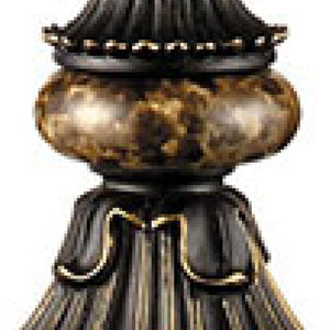 Atlas Lyon 34'' High Victorian Table Lamp - Ornate French Bronze with Beige Shade for Warm Ambiance PL11082-BZ