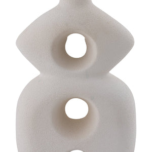 Atlas Neptune 26" High 1-Light Table Lamp - Sculptural Dry White Design for Modern Home Elegance PL11086-WH