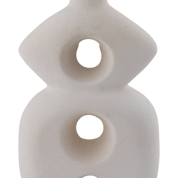 Atlas Neptune 26" High 1-Light Table Lamp - Sculptural Dry White Design for Modern Home Elegance PL11086-WH