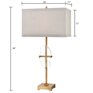Atlas Priorato 34'' High Table Lamp - Sculptural Cafe Bronze Design for Modern & Midcentury Interiors PL11094-BS