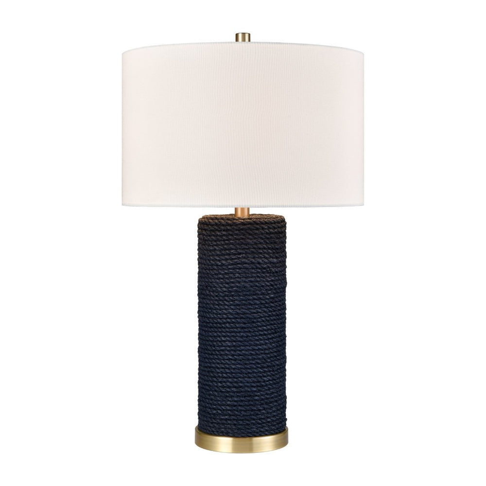 Atlas Sherman 27.5'' High 1-Light Table Lamp - Upscale Coastal Charm with Contemporary Style for Any Room Navy PL11103-BL