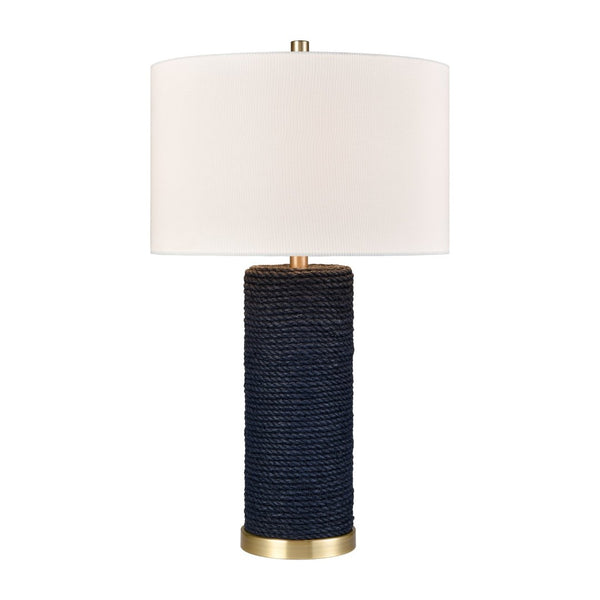 Atlas Sherman 27.5'' High 1-Light Table Lamp - Upscale Coastal Charm with Contemporary Style for Any Room Navy PL11103-BL