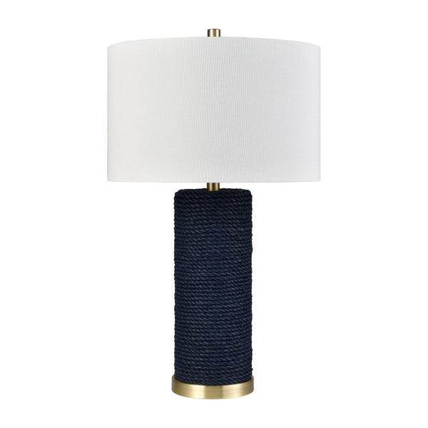 Atlas Sherman 27.5'' High 1-Light Table Lamp - Upscale Coastal Charm with Contemporary Style for Any Room Navy PL11103-BL