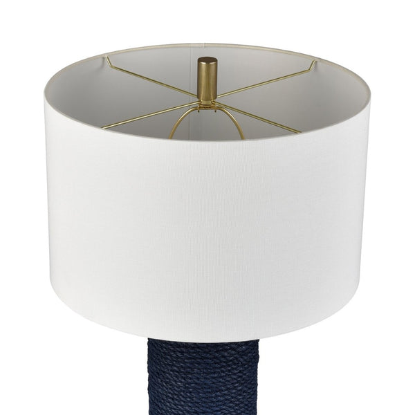 Atlas Sherman 27.5'' High 1-Light Table Lamp - Upscale Coastal Charm with Contemporary Style for Any Room Navy PL11103-BL