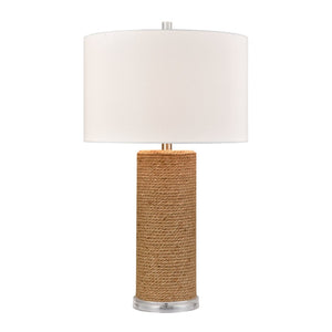 Atlas Sherman 27.5'' High 1-Light Table Lamp - Upscale Coastal Charm with Contemporary Style for Any Room Natural PL11103-NA
