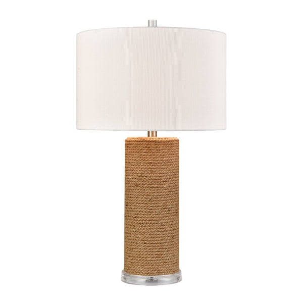 Atlas Sherman 27.5'' High 1-Light Table Lamp - Upscale Coastal Charm with Contemporary Style for Any Room Natural PL11103-NA
