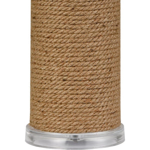 Atlas Sherman 27.5'' High 1-Light Table Lamp - Upscale Coastal Charm with Contemporary Style for Any Room Natural PL11103-NA