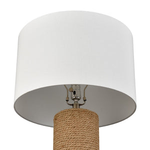 Atlas Sherman 27.5'' High 1-Light Table Lamp - Upscale Coastal Charm with Contemporary Style for Any Room Natural PL11103-NA